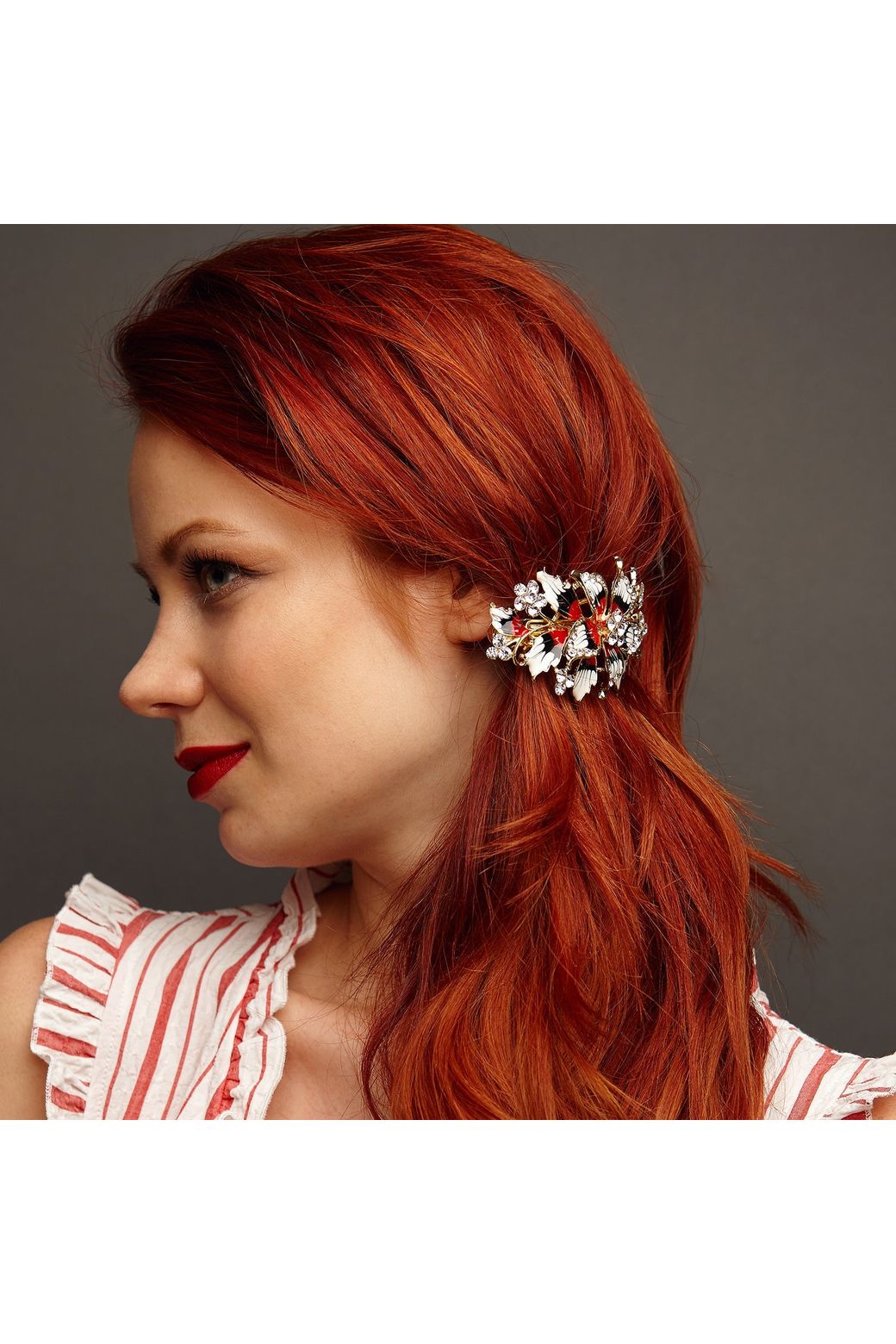 Flower Hair Clip Vintage Inspired 5060801173223