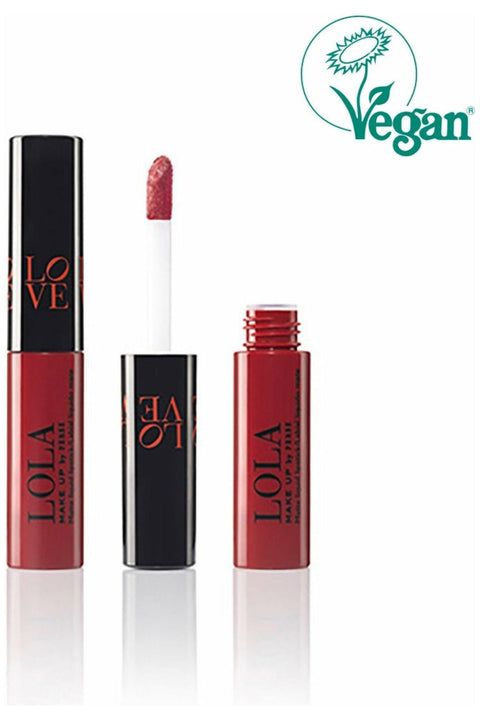 Matte Liquid Lipstick Love Collection - Dirty Red by Lola Make up