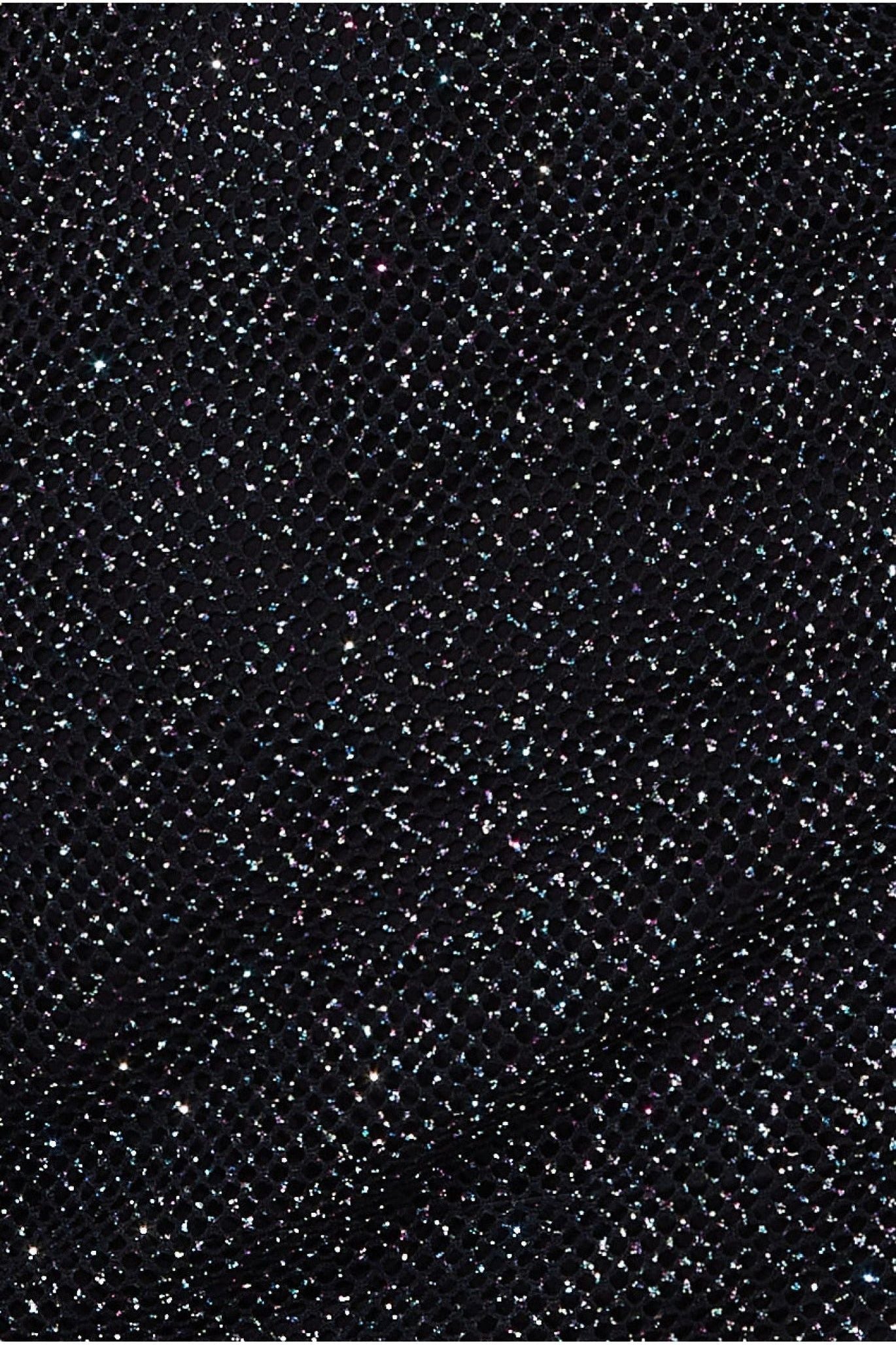 Naked Fishnet Midi Dress - Black DR3597