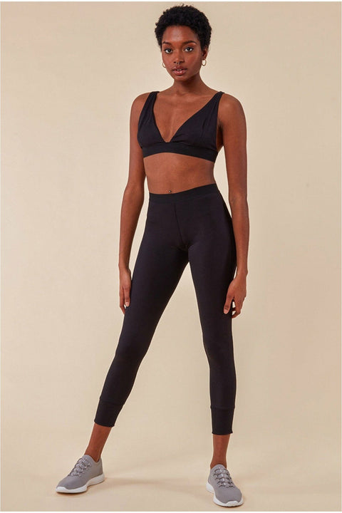 Bralette & Legging Workout Lounge Set - Black by Cosmochic