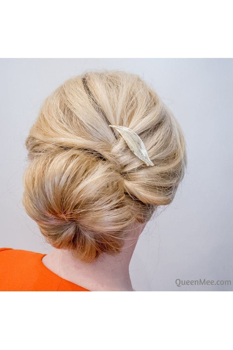 Leaf Hair Clip by QueenMee Accessories