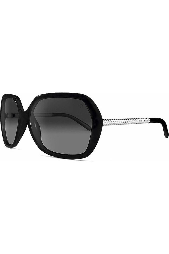Ladies Paris Oversized Sunglasses In Black RR43-2