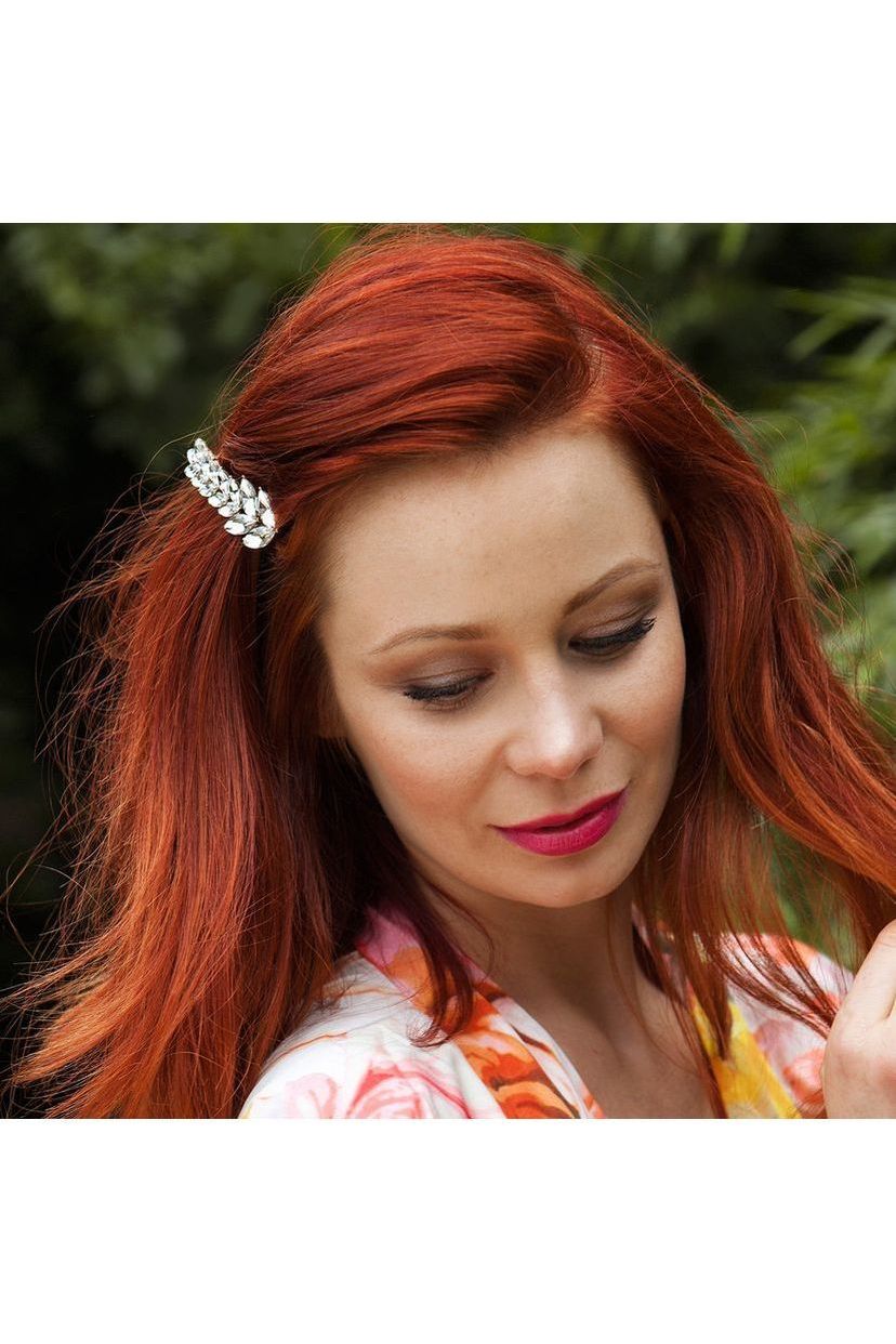 Vintage Hair Clip Small Leaf 5060801174466