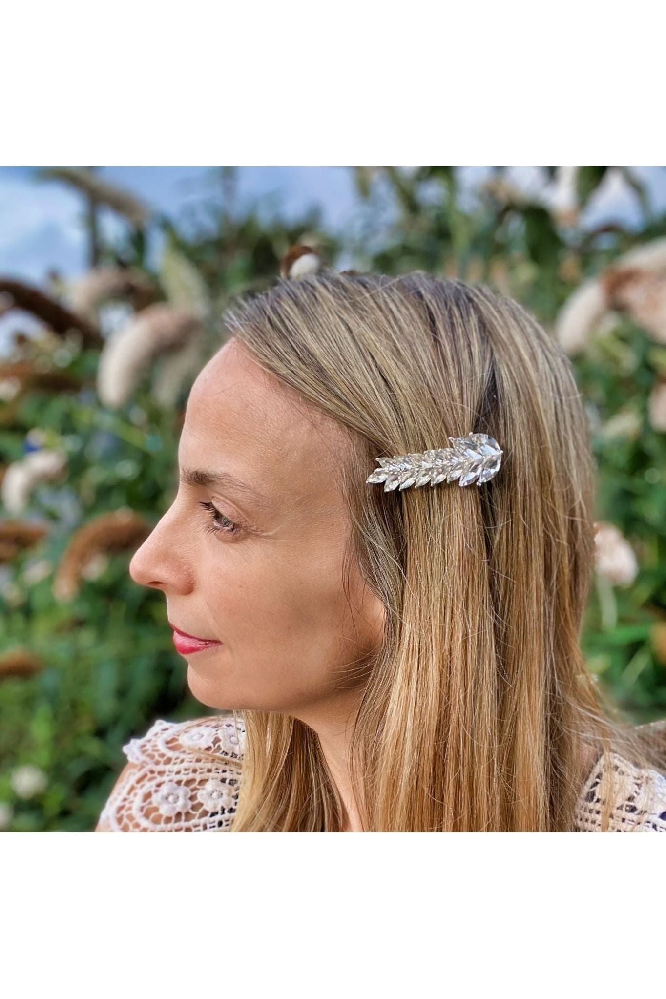 Vintage Hair Clip Small Leaf 5060801174466