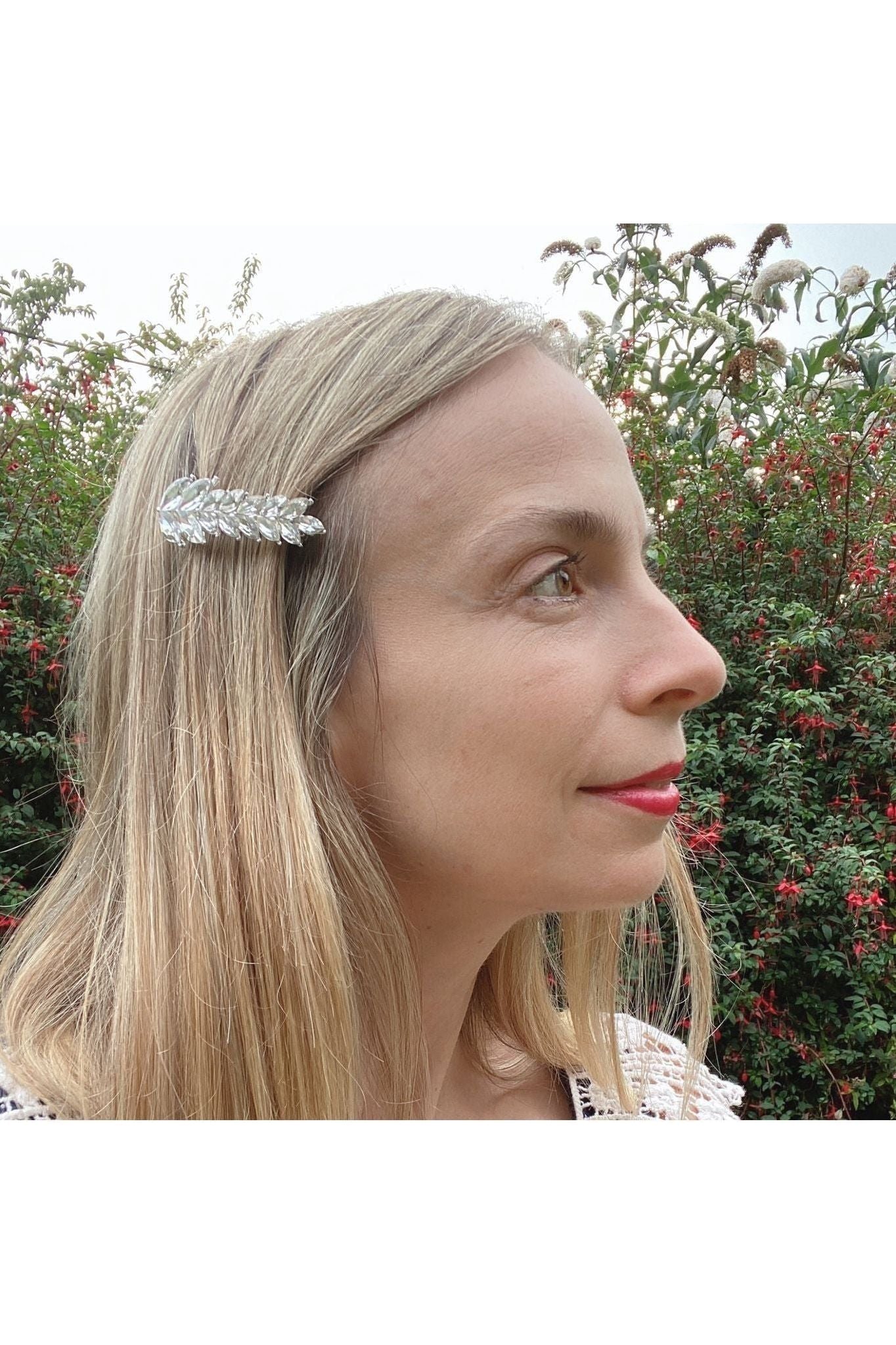 Vintage Hair Clip Small Leaf 5060801174466