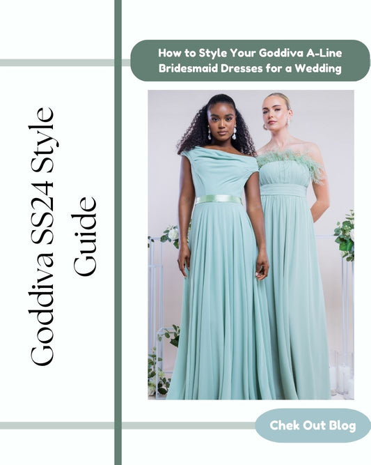 How to Style Your Goddiva A-Line Bridesmaid Dresses for a Wedding