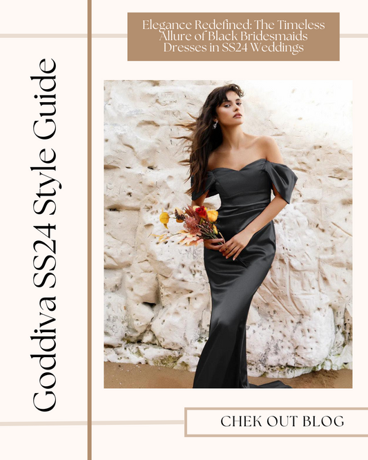 Elegance Redefined: The Timeless Allure of Black Bridesmaids Dresses in SS24 Weddings