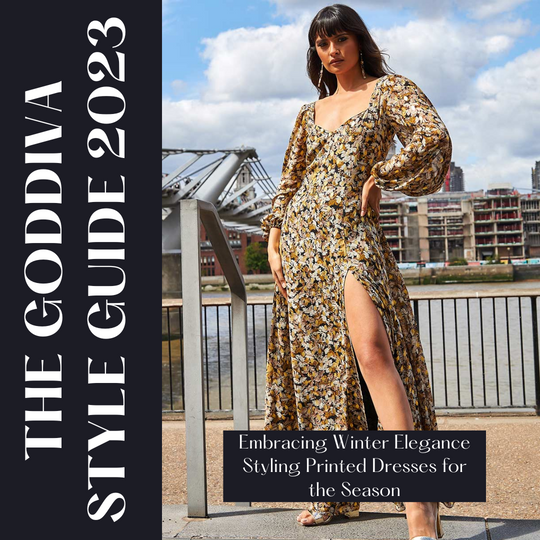 Embracing Winter Elegance Styling Printed Dresses for the Season