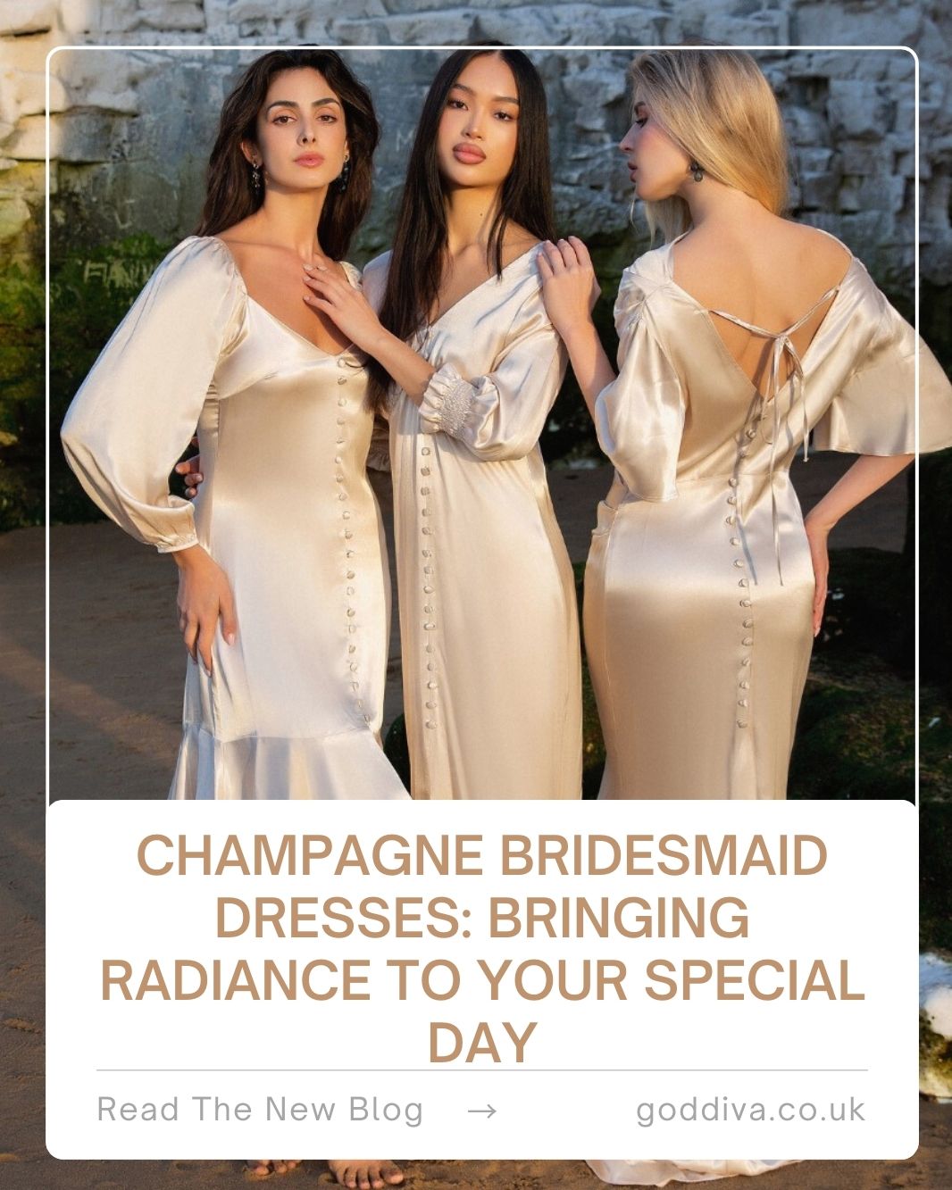Champagne Bridesmaid Dresses: Bringing Radiance to Your Special Day |  Goddiva