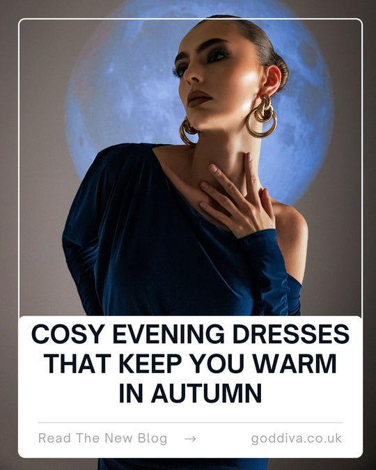 Cosy Autumn Evening Dresses | Stay Warm & Stylish | Goddiva Cosy Autumn Evening Dresses | Stay Warm & Stylish | Goddiva