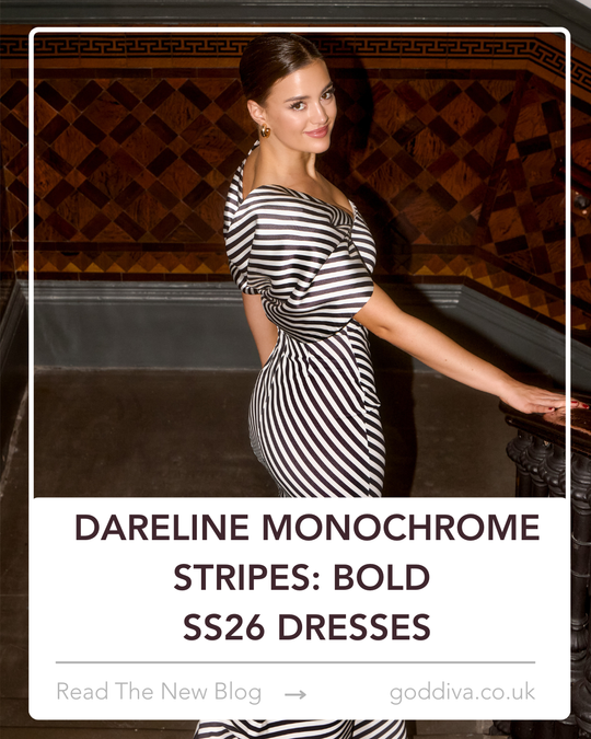 DareLine Monochrome Stripes: Bold SS26 Dresses