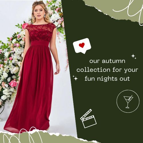 The perfect dresses from our autumn collection for your fun nights out