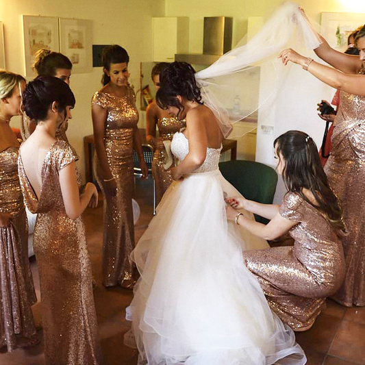 Soft Pastels & Romantic Neutrals: 10 Spellbinding Bridesmaids Dresses For The Big Day