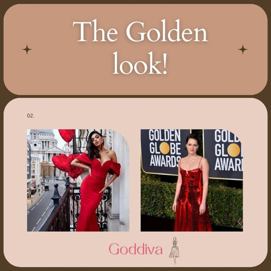 The Golden look! Look like a red-carpet star