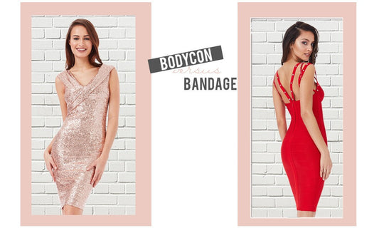 Xmas Dresses Guide (3/6): Bandage Vs. Bodycon Midi Dress