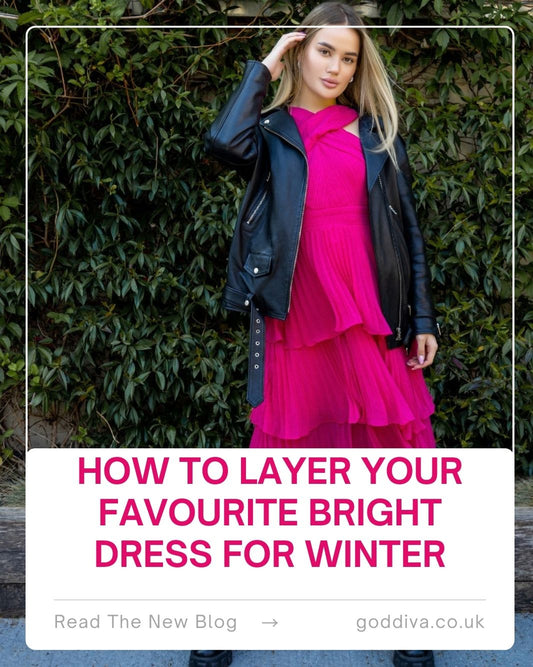 How to Layer Your Favourite Bright Dress for Winter