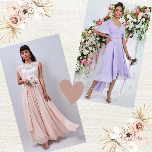 Romantic Bridesmaid Dresses Under £100