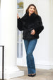 Double Second Faux Soft Fur Jacket