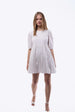 Silkroad Daughters Crew Neck Tiered Dress