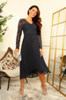 Long Sleeve Lace High Low Hem - Petite by Double Second