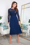double second women's long sleeve lace pleated dress reviews Green DOUBLE SECOND Long Sleeve Lace Pleated Dress