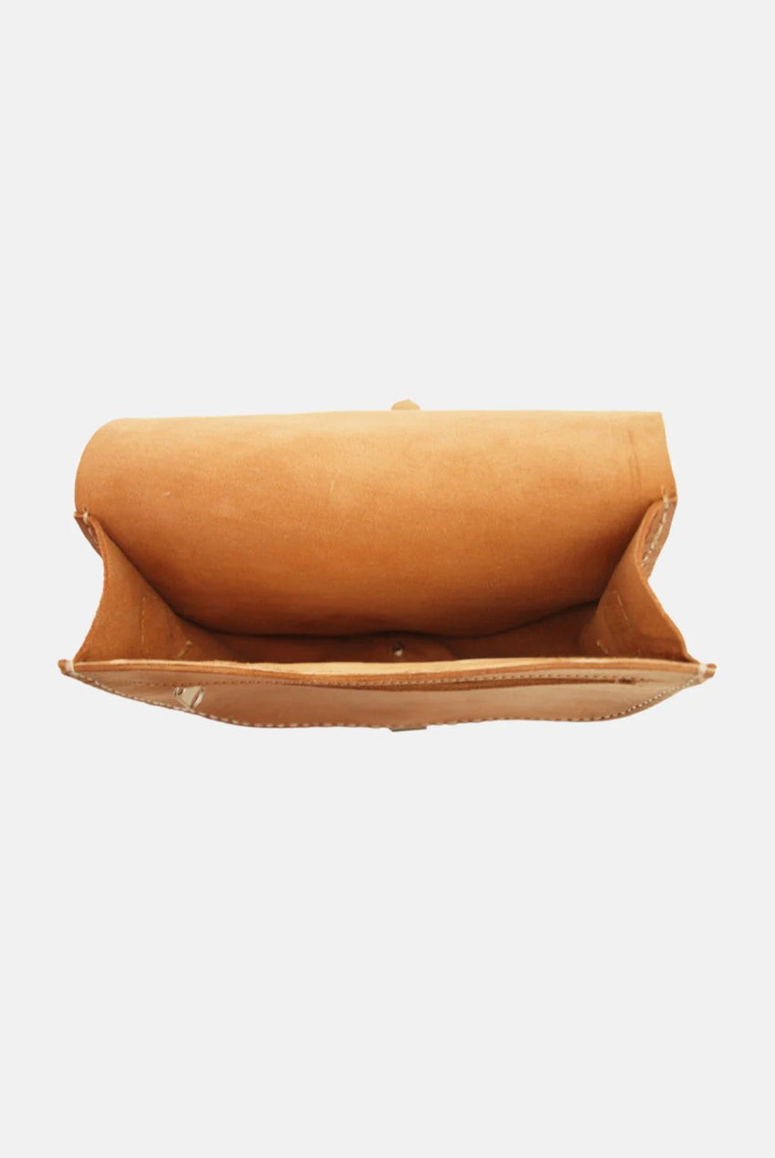 The Temara Large Saddle Bag In Tan 2005