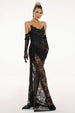Thandiwe Lace Strapless Maxi Dress by Bella Barnett