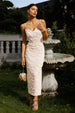 Teresa Pearl Sequin Midi Dress by Bella Barnett