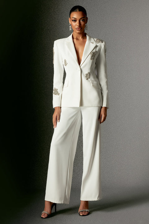 Winee Diamante Blazer Set by Bella Barnett
