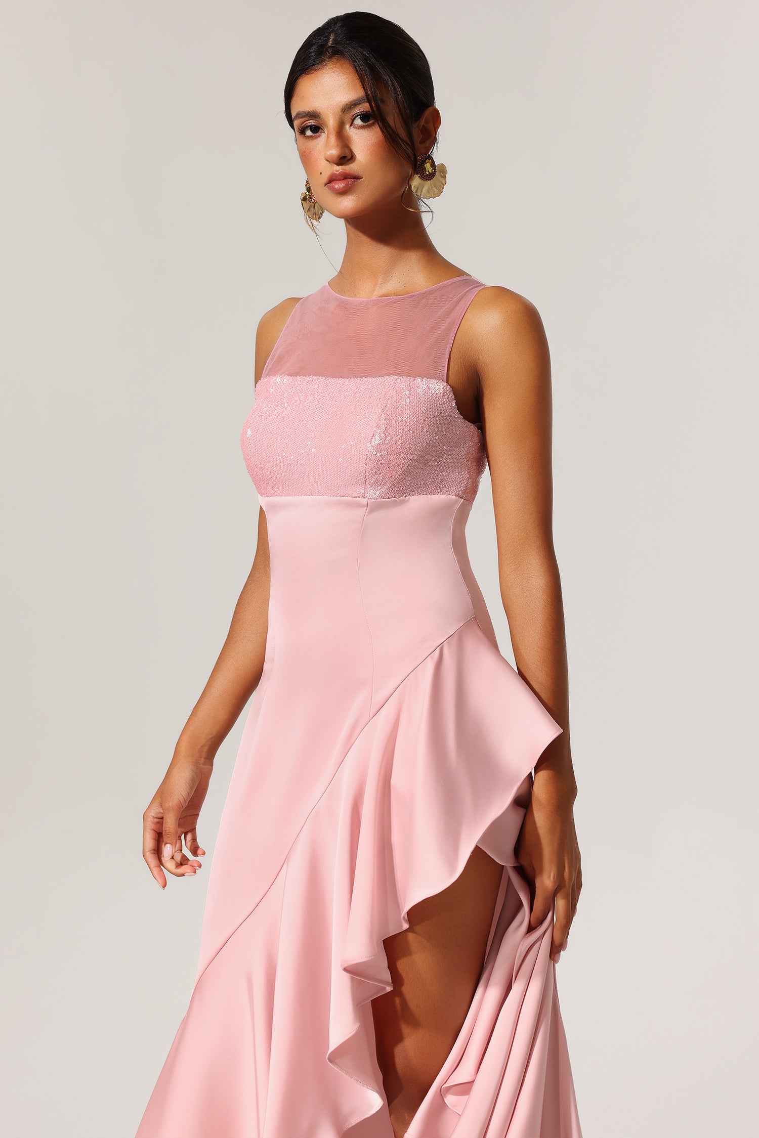 Lyla Strapless Maxi Dress D240903111