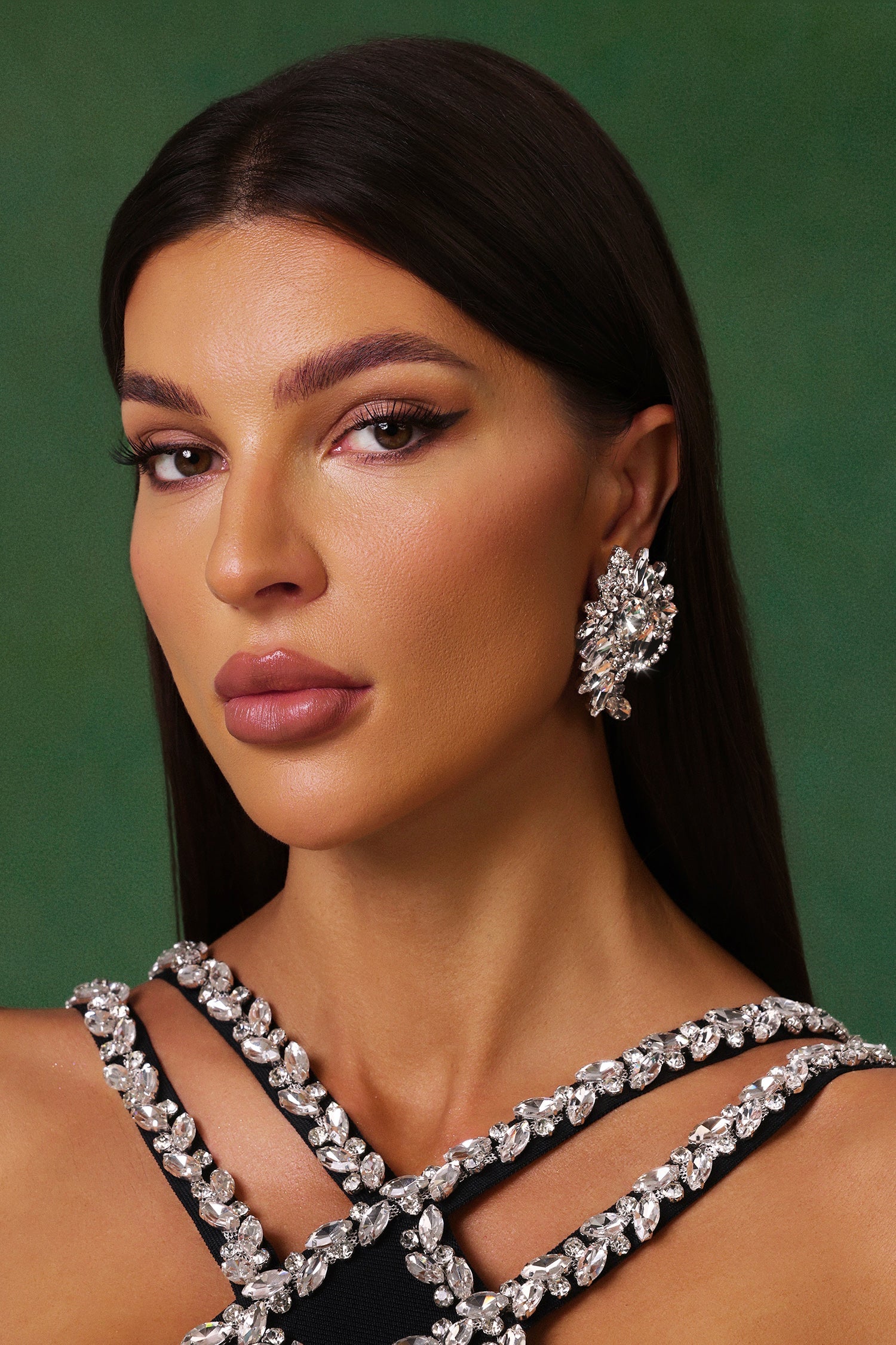 Rebekka Diamond Flowers Earrings A250400406