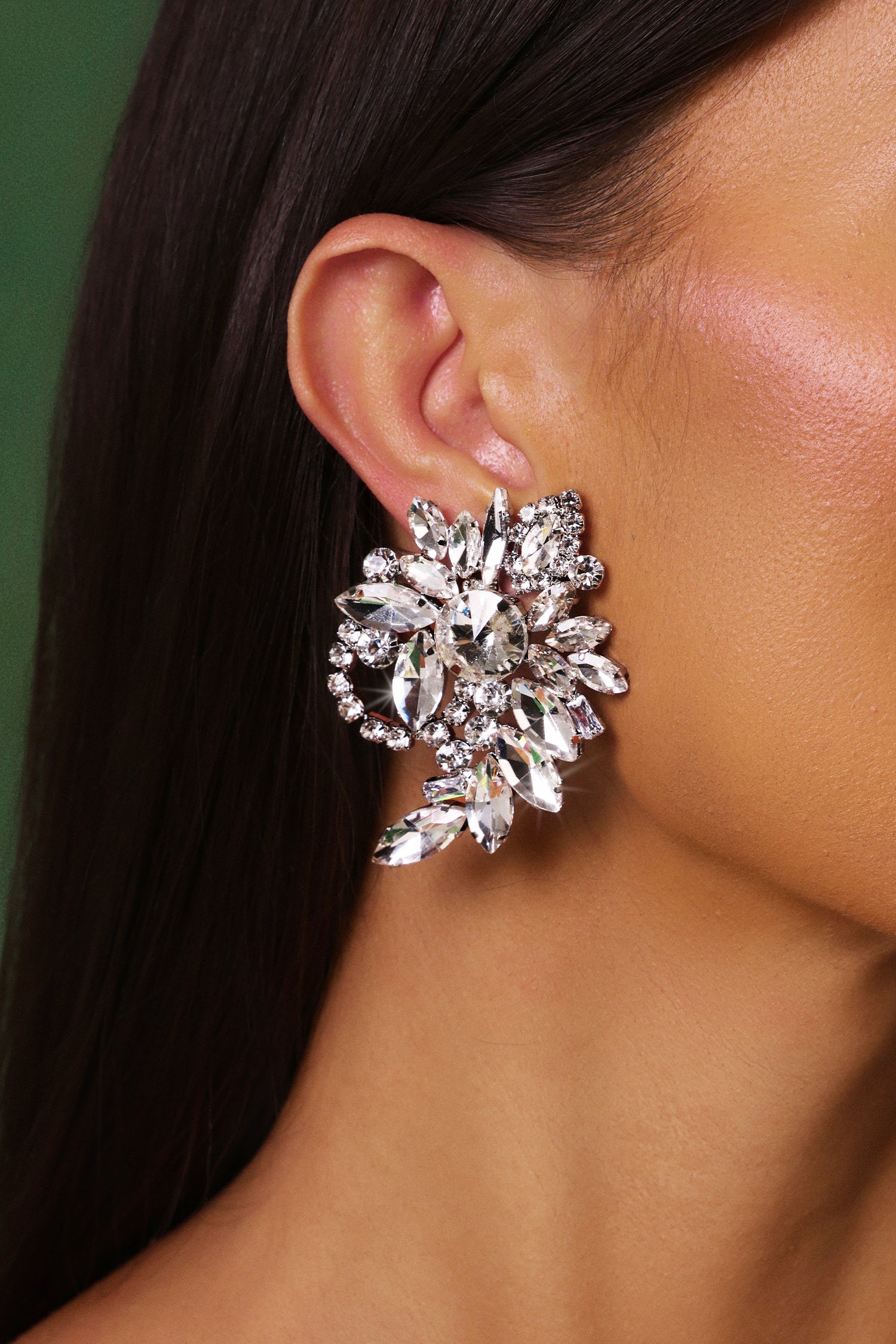 Rebekka Diamond Flowers Earrings A250400406