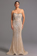 Kori Strapless Diamond Sequins Maxi Dress by Bella Barnett