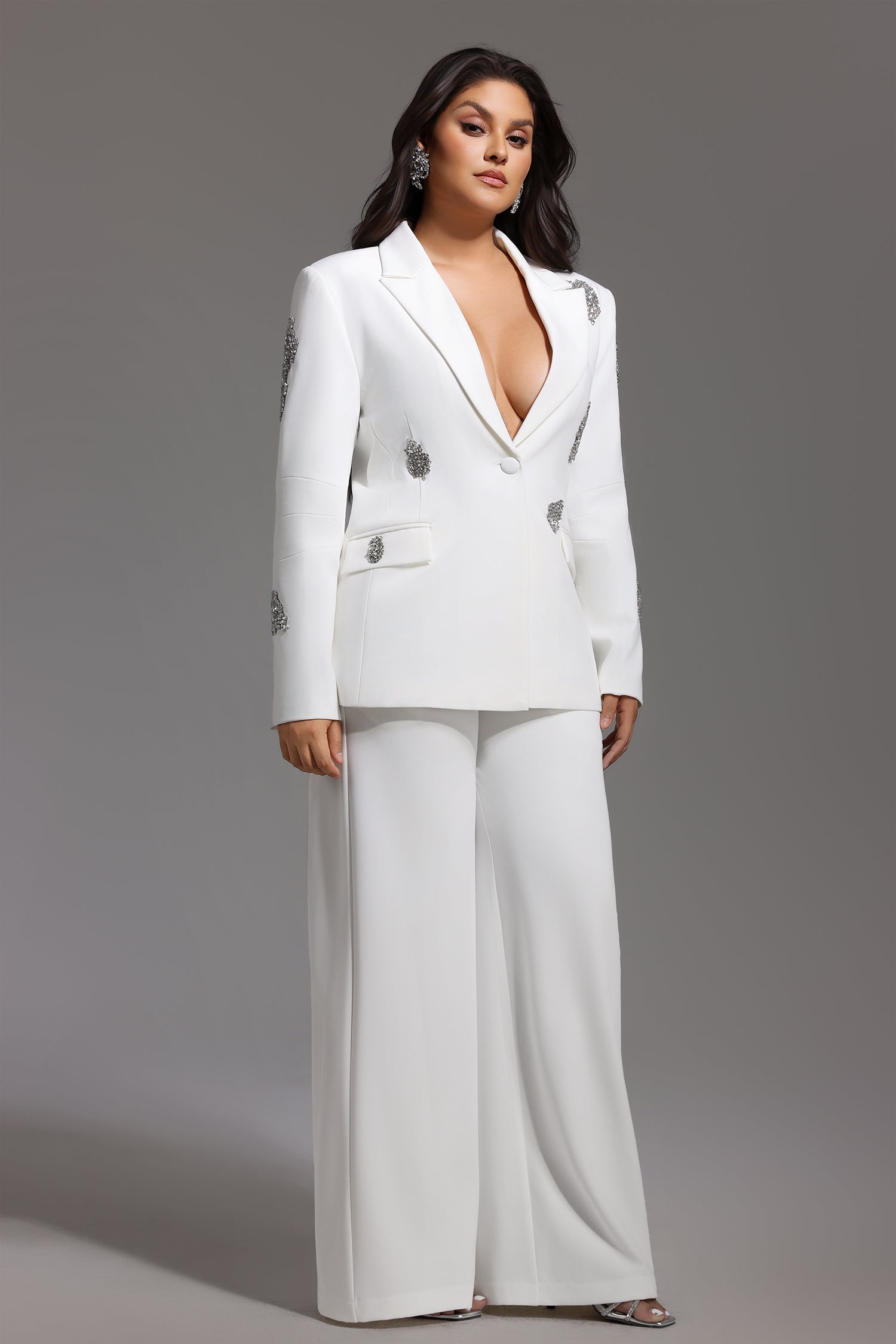 Winee Diamante Blazer Set D240601441