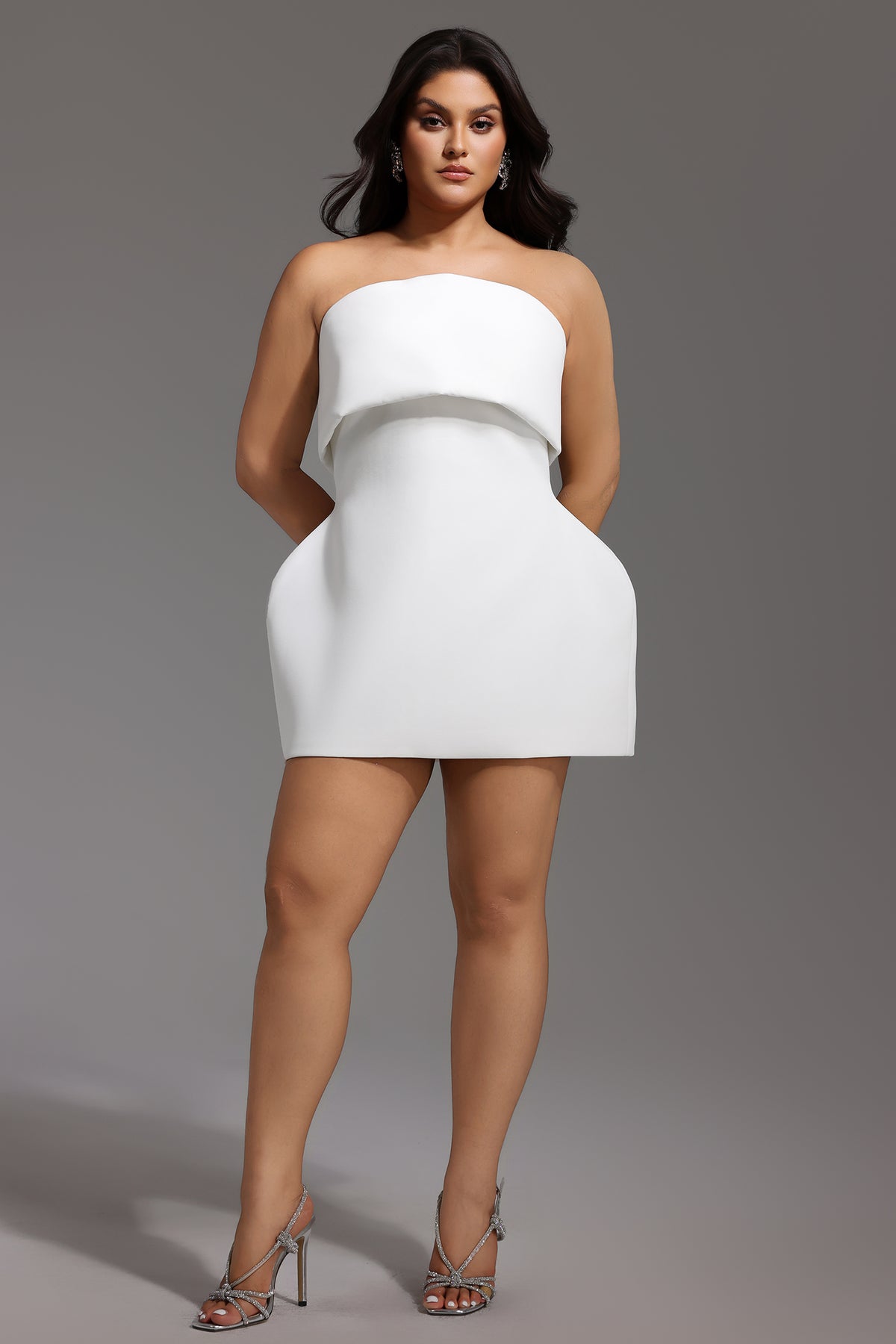 Juju Strapless Sleeveless Mini Dress C250300018