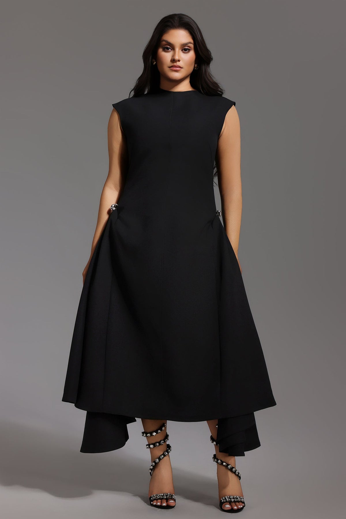 Paca Choker Sleeveless Maxi Dress D250101101