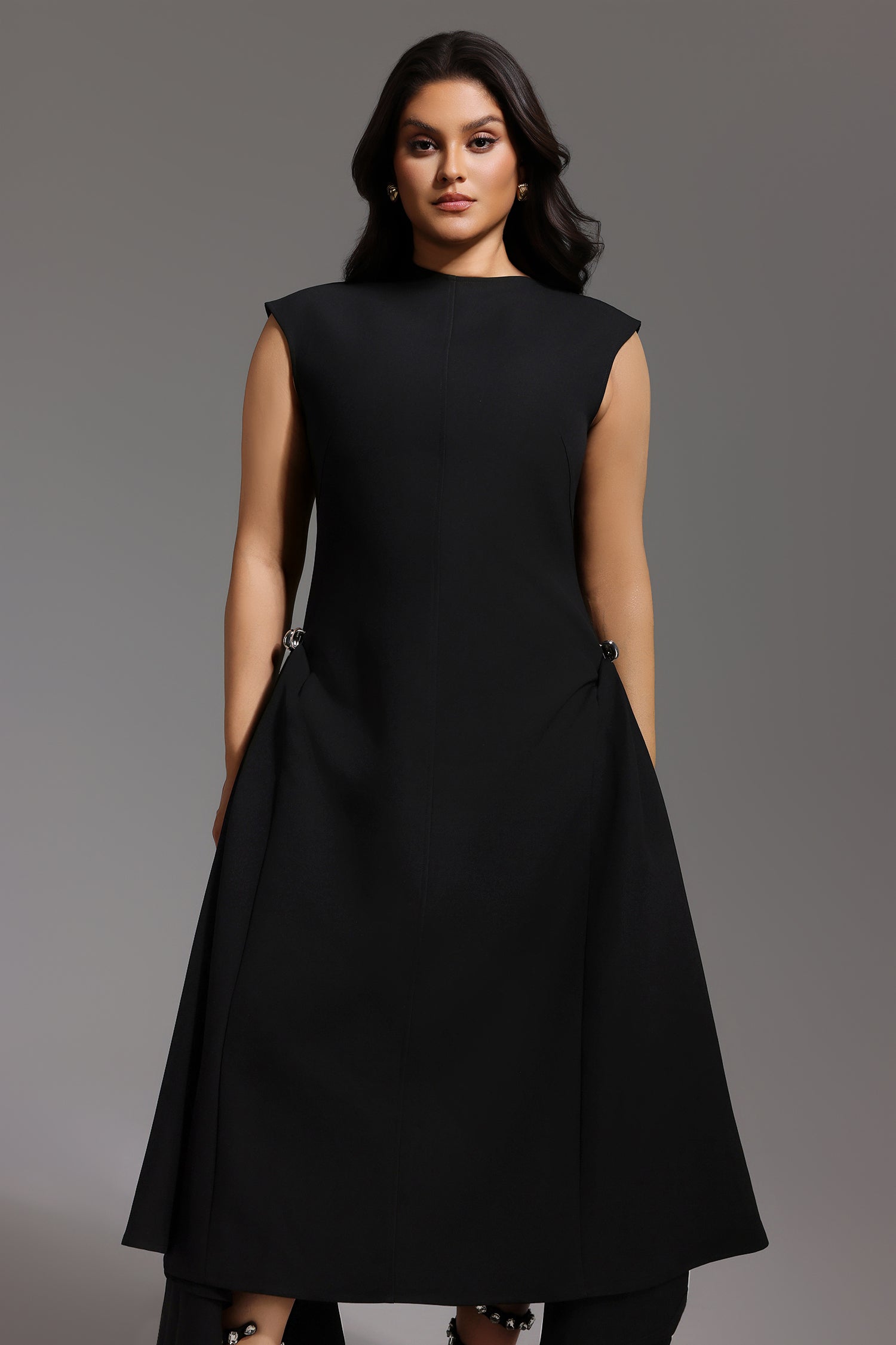 Paca Choker Sleeveless Maxi Dress D250101101