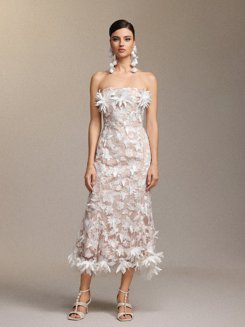 Kater Sleeveless Flowers Lace Maxi Dress by Skye&Iris