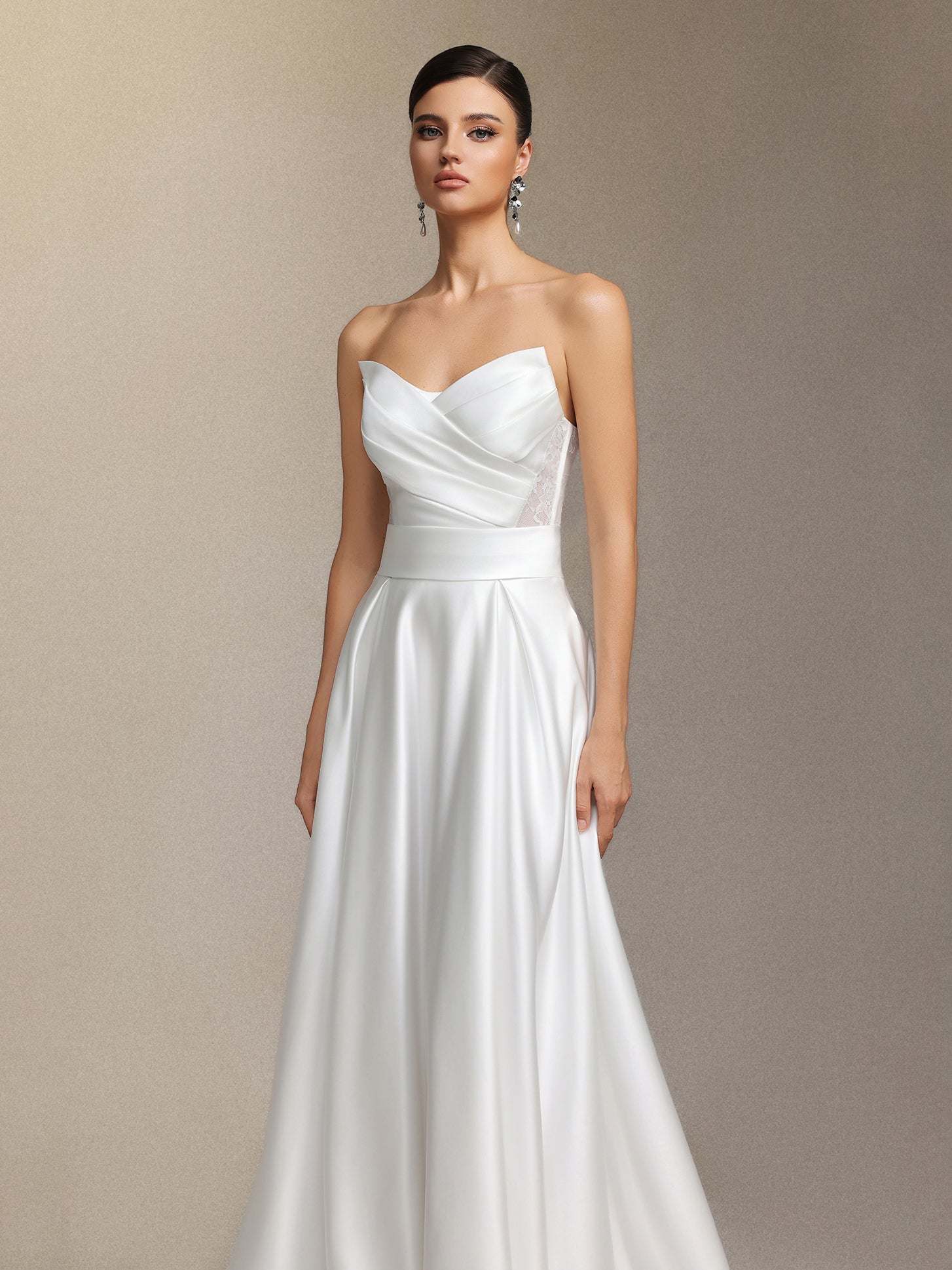 Faran Strapless Maxi Wedding Dress W250706338