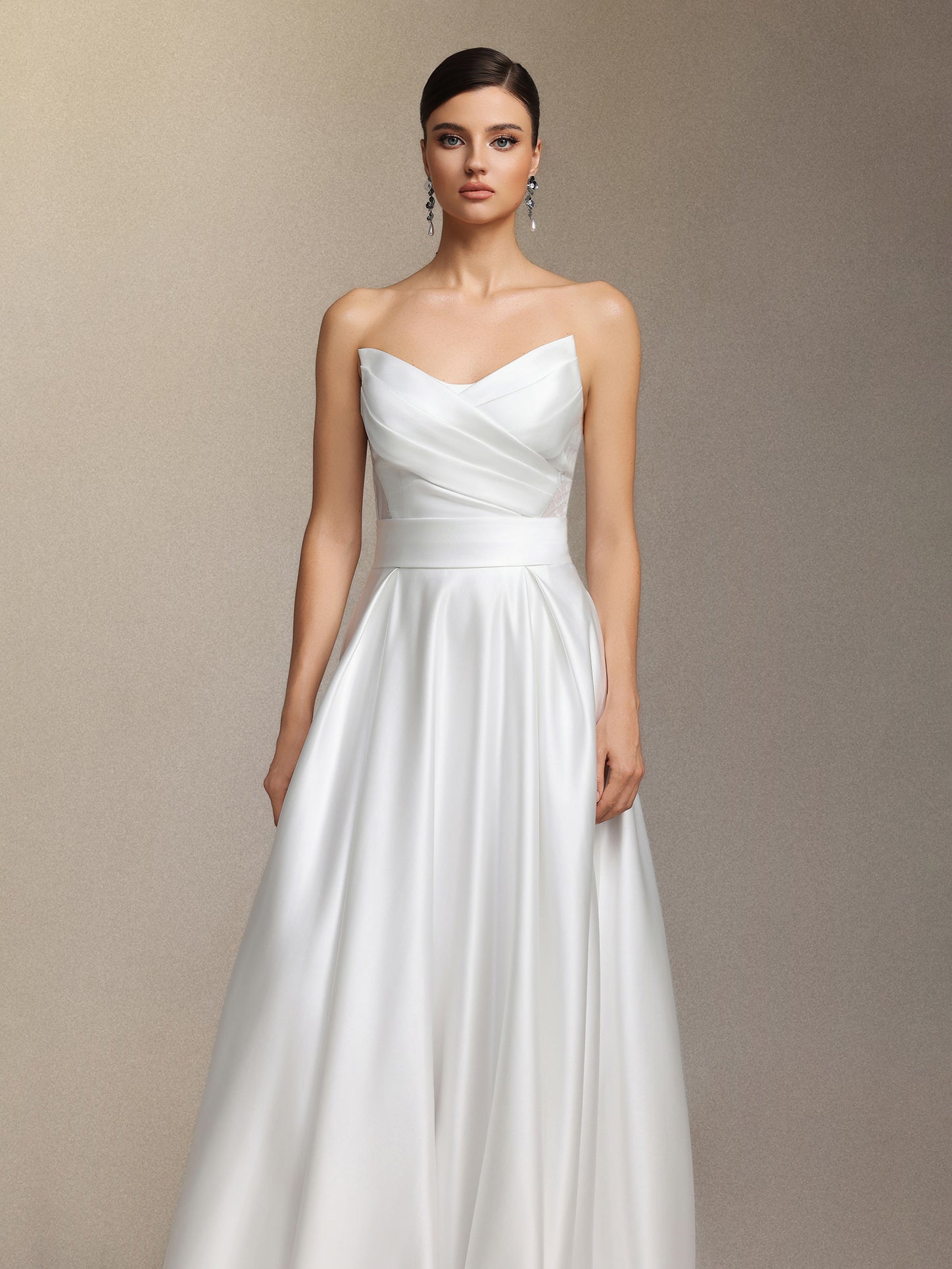 Faran Strapless Maxi Wedding Dress W250706338