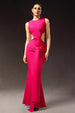 Tinnie Sleeveless Hollow Out Ribbon Bandage Maxi Dress by Bella Barnett