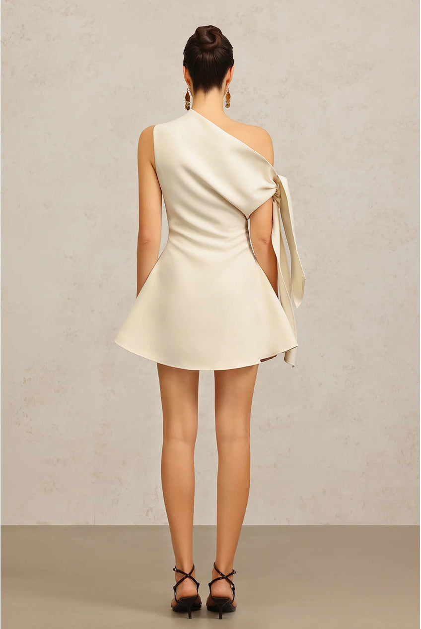 Retale One Shoulder Mini Dress C250300323