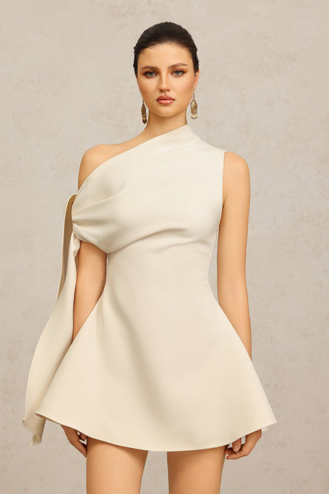 Retale One Shoulder Mini Dress by Bella Barnett