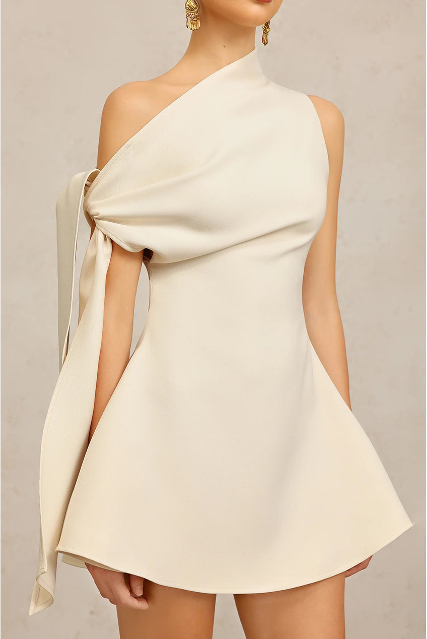 Retale One Shoulder Mini Dress C250300323