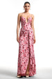 Moto Pink Floral Print Cami Maxi Dress by Bella Barnett