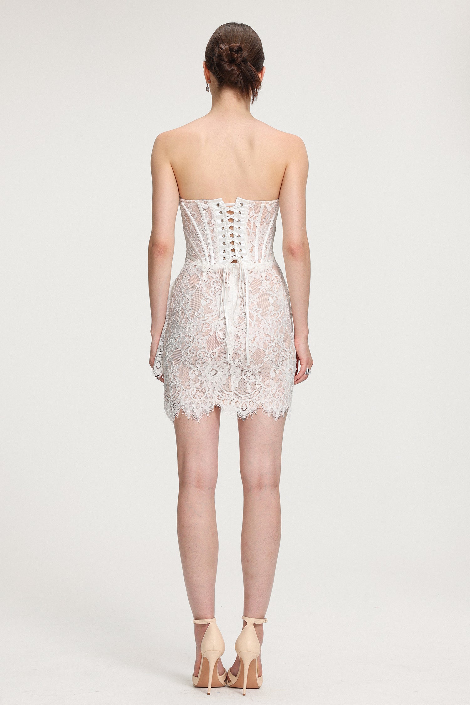 Lace Corset Mini Dress R2509GS030