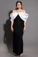 Lucifa Halter Sleeveless Bow Diamond Ribbon Bandage Maxi Dress by Bella Barnett