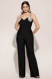 Tearnie Sleeveless Diamond Bandage Maxi Jumpsuit by Bella Barnett