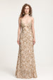 Deep V Sequin Spaghetti Strap Maxi Gown by Skye&Iris