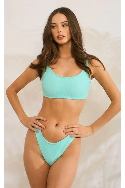 Mint - Mint Crinkle Bikini by Maribela